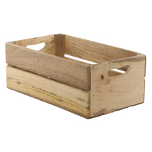 Load image into Gallery viewer, SAVON Wooden Storage Large Crate Organizer Rustic Basket Bin Box
